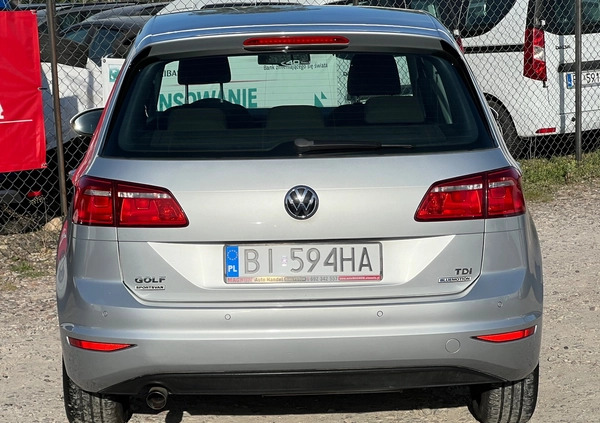 Volkswagen Golf Sportsvan cena 44900 przebieg: 222000, rok produkcji 2015 z Myszków małe 667